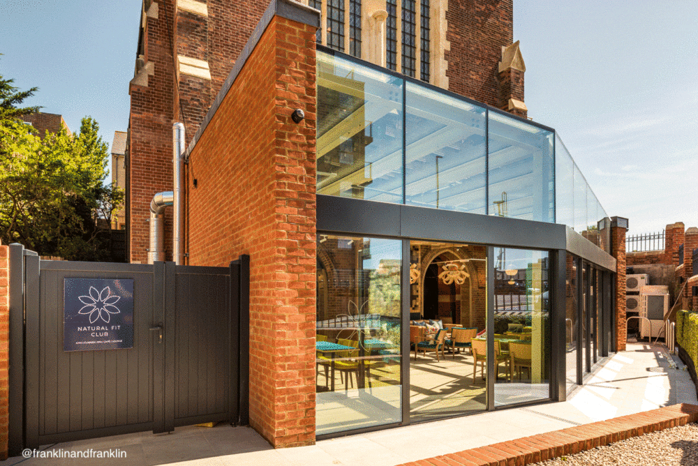 glass extension to church - Natural Fit - Hove