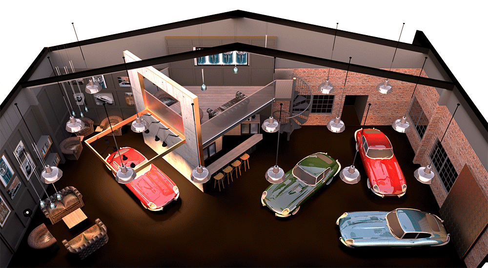 Showroom interior designer