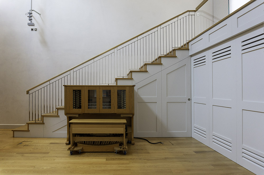 residential interior designer Sussex music room