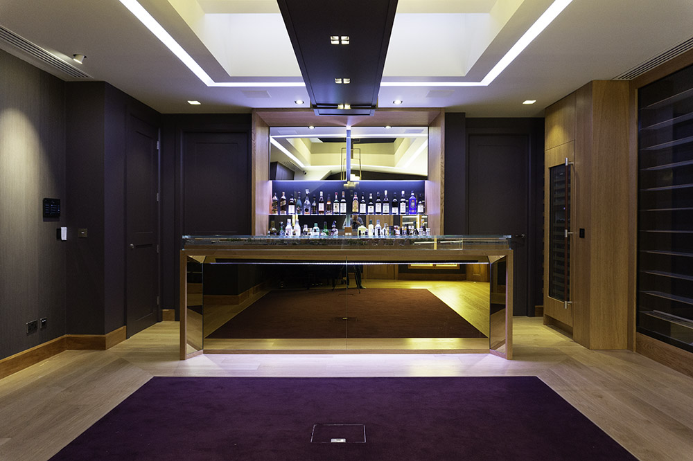 residential interior designer Sussex bar