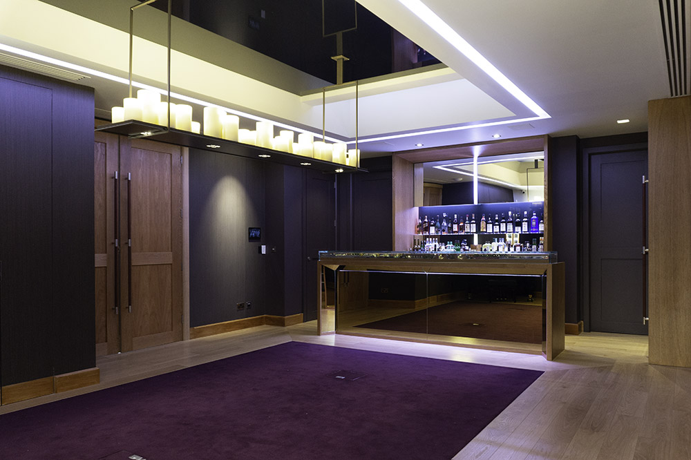 residential interior designer Sussex bar design