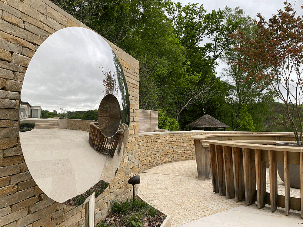 residential interior designer - garden sculpture
