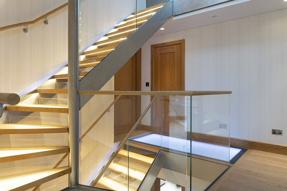 residential interior designer Sussex stair design