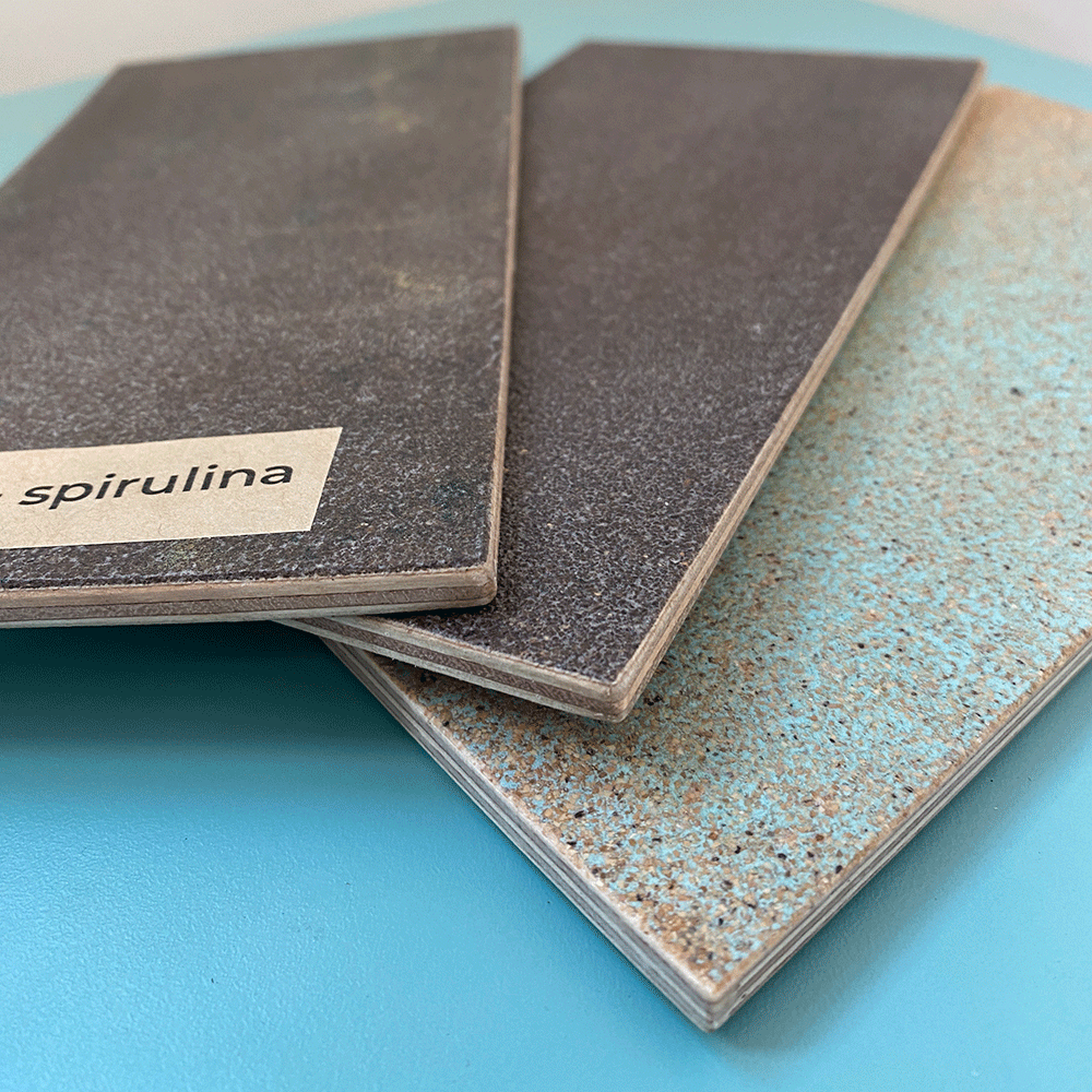 Sustainable surface from coffee grounds