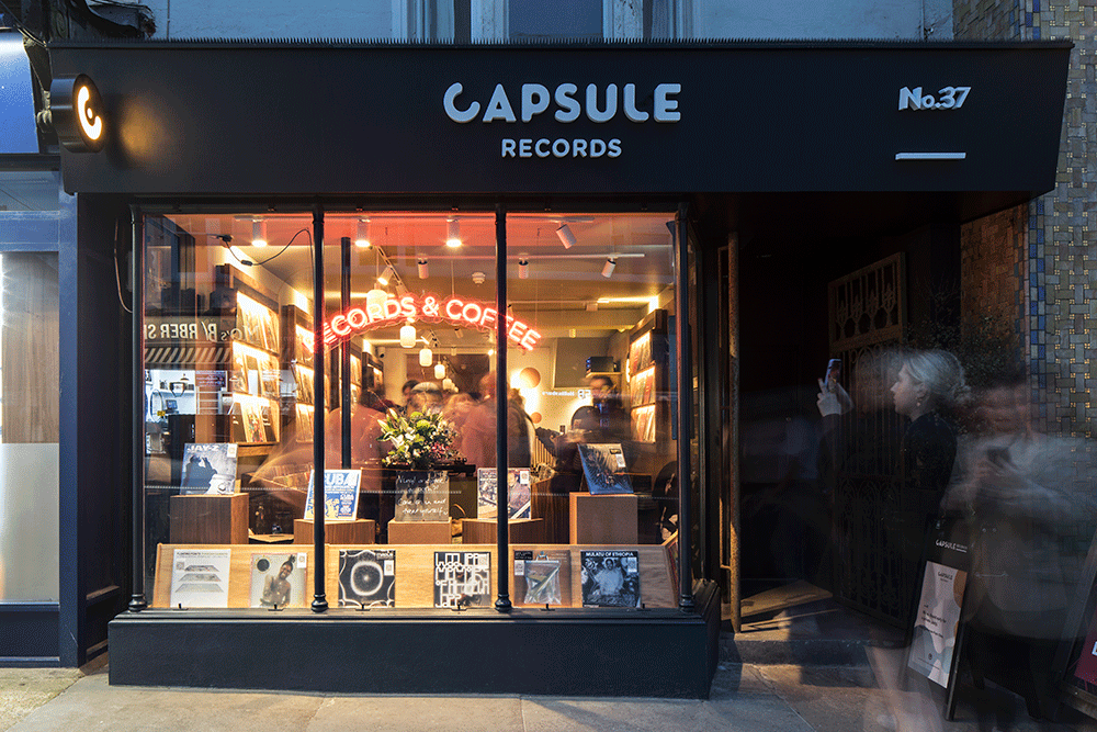 record shop hove interior design
